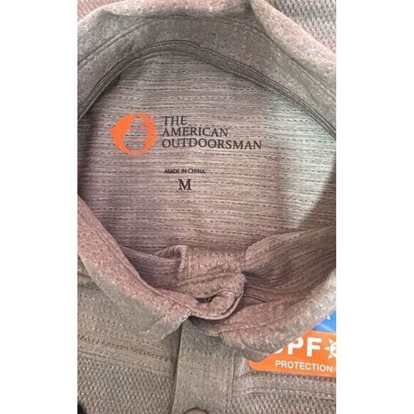 The American Outdoorsman Men's Polo Shirt Short Sleeve SZ Medium - Picture 6 of 11